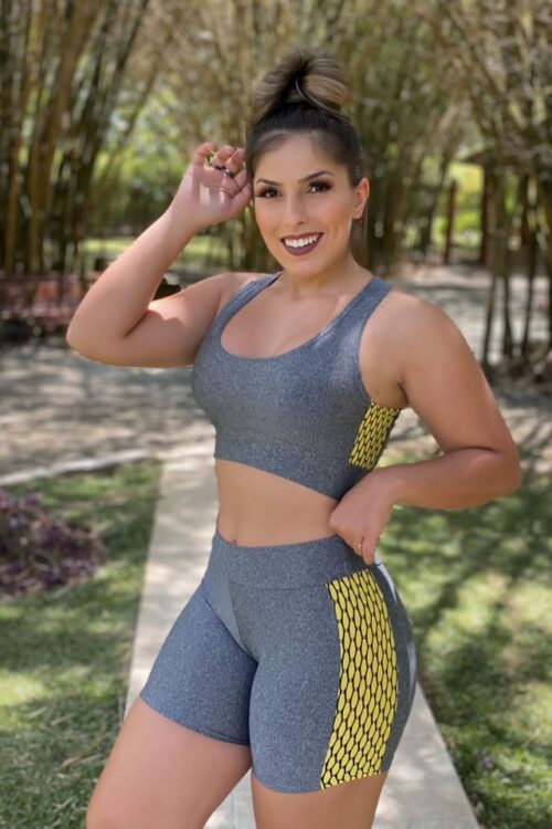 Conjunto De Academia Feminino Roupa Fitness De Treino